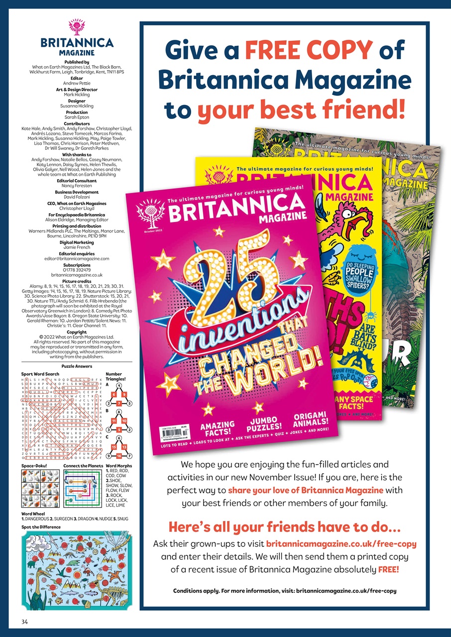 What on Earth! Magazine Preview Pages