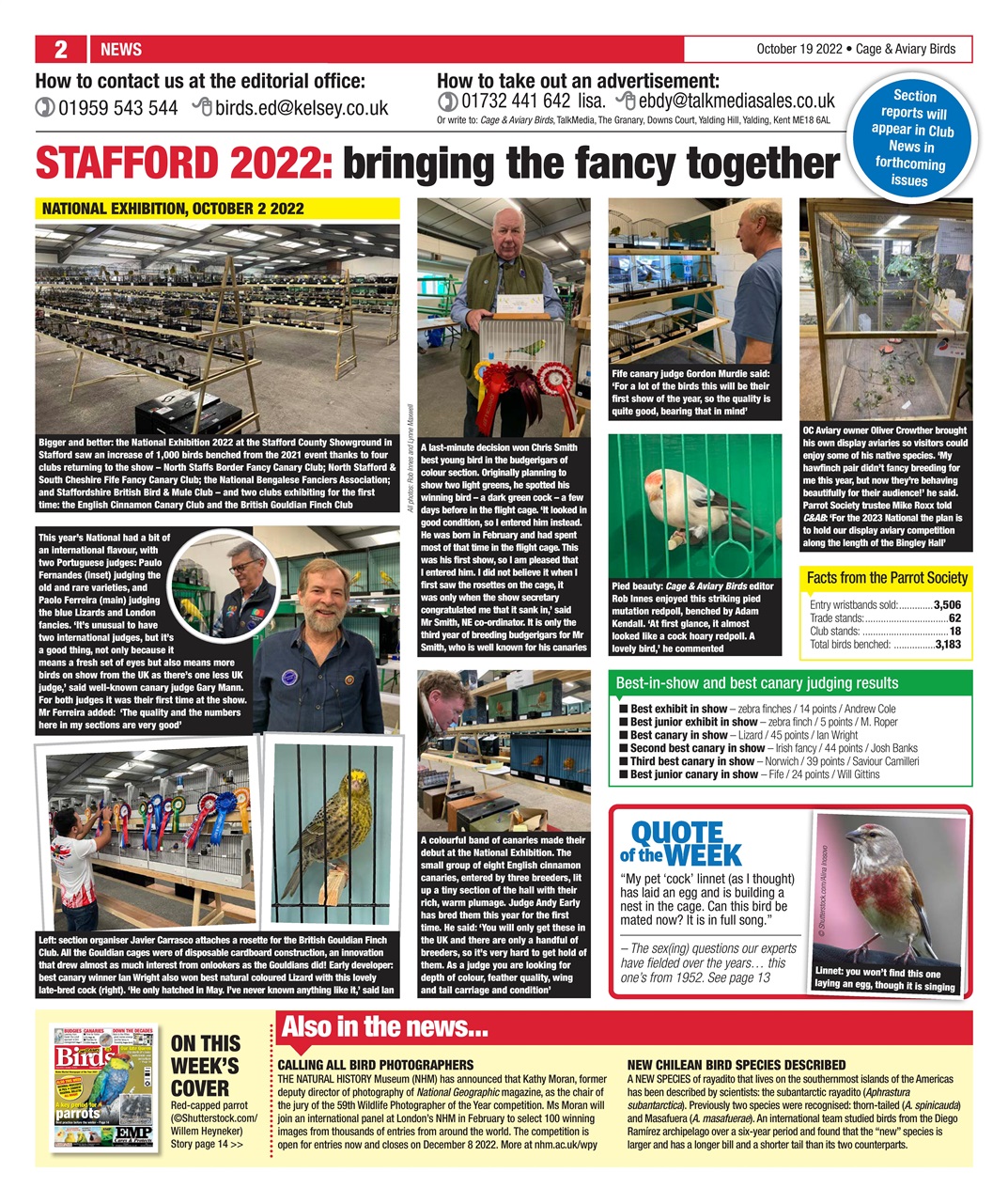 Cage & Aviary Birds Preview Pages