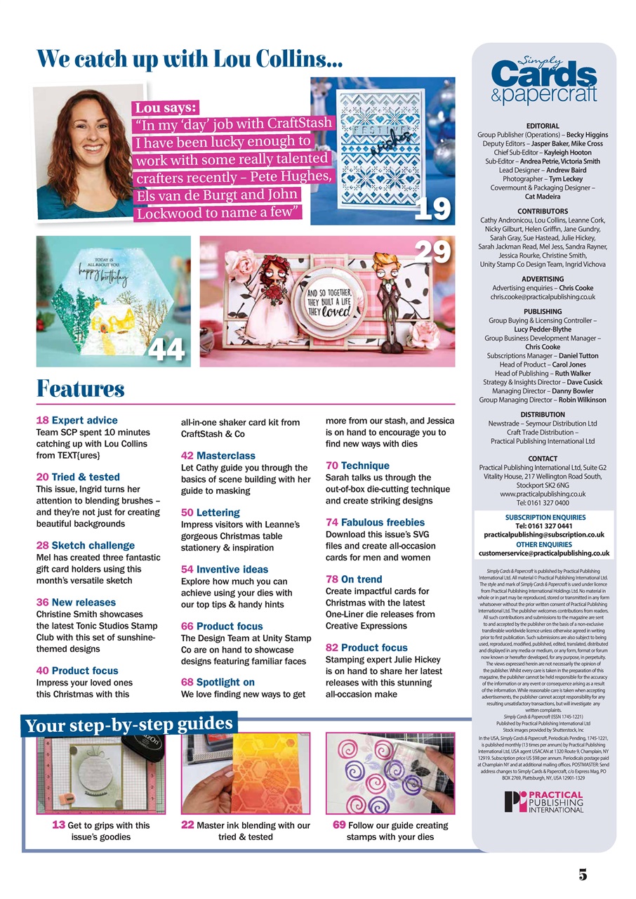 Simply Cards & Papercraft Preview Pages