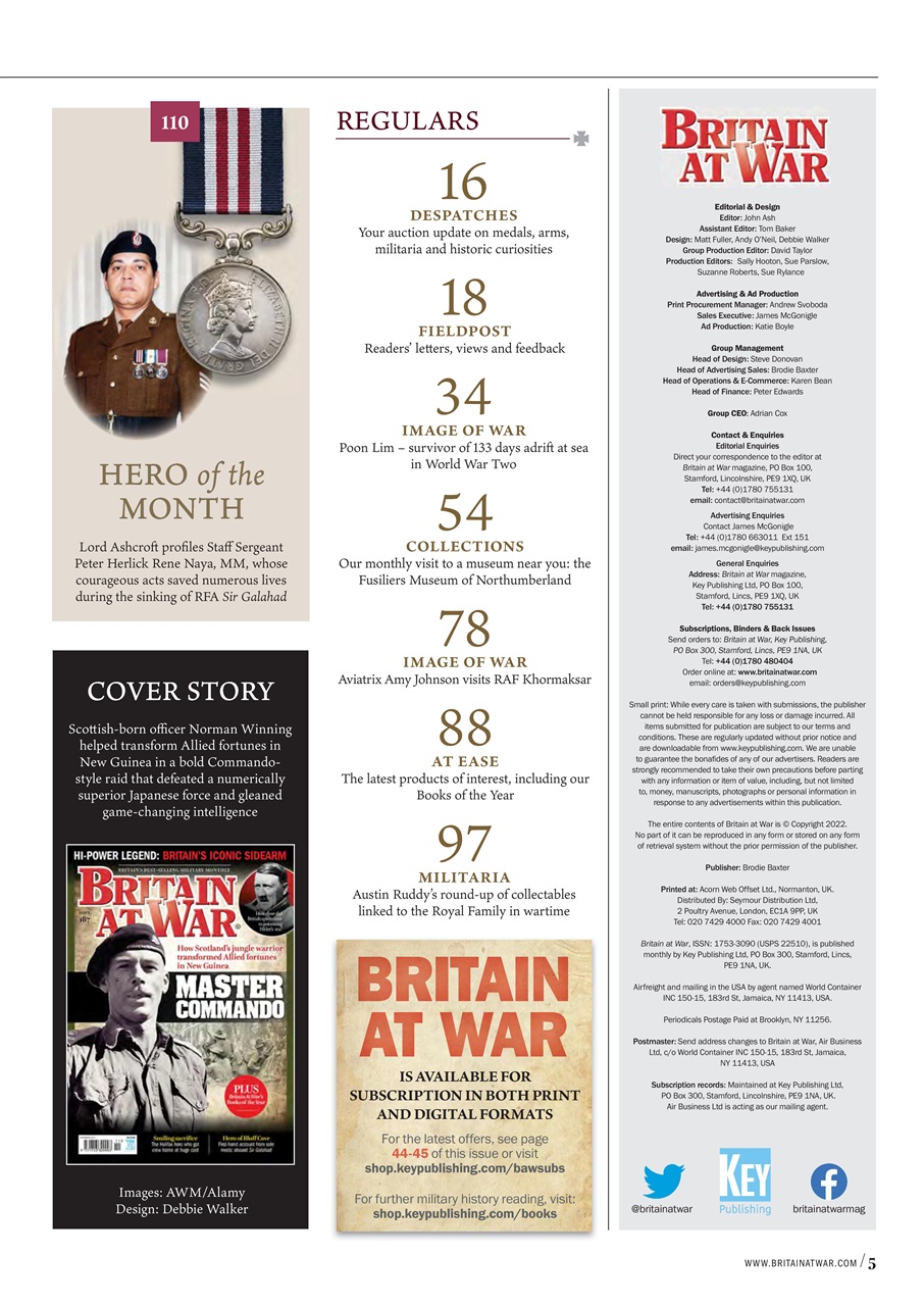 Britain at War Magazine Preview Pages