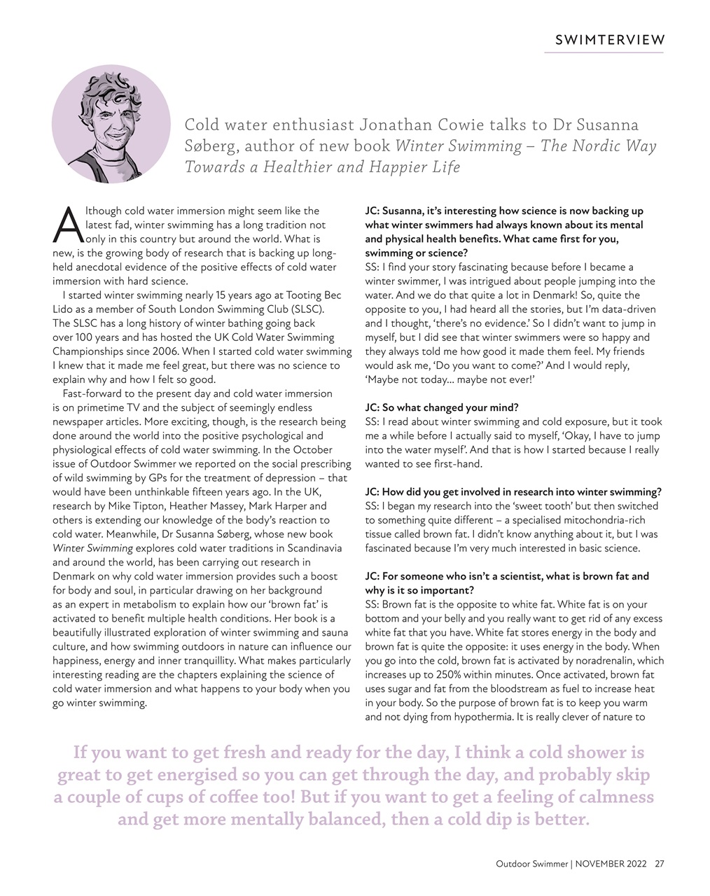 Outdoor Swimmer Preview Pages