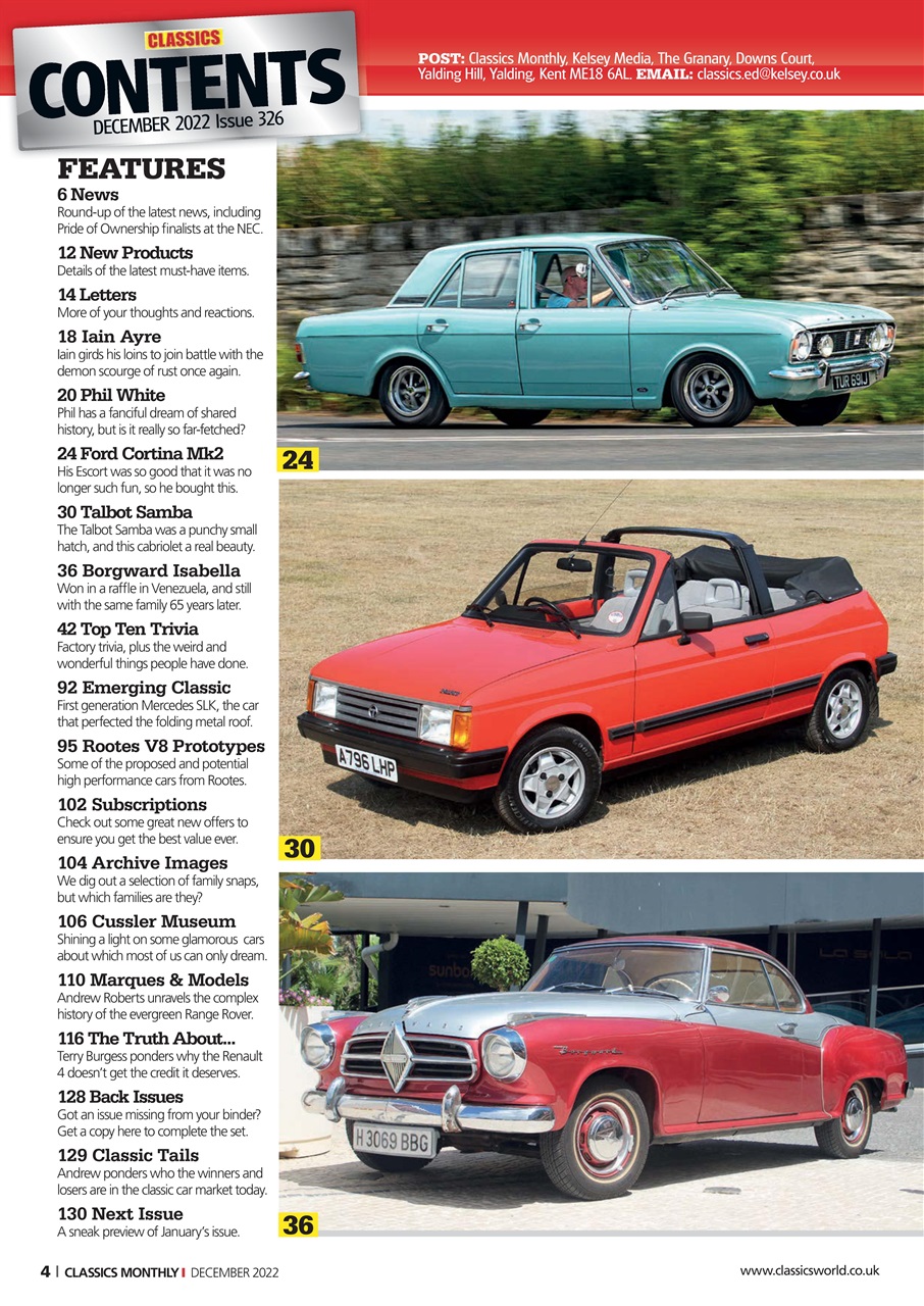 Classics World Preview Pages