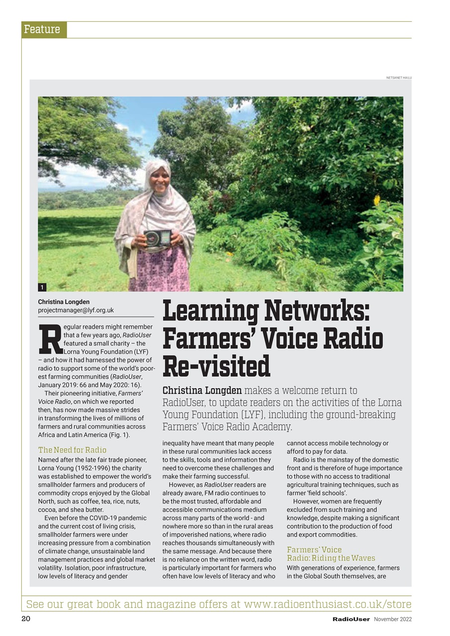 Radio User Preview Pages