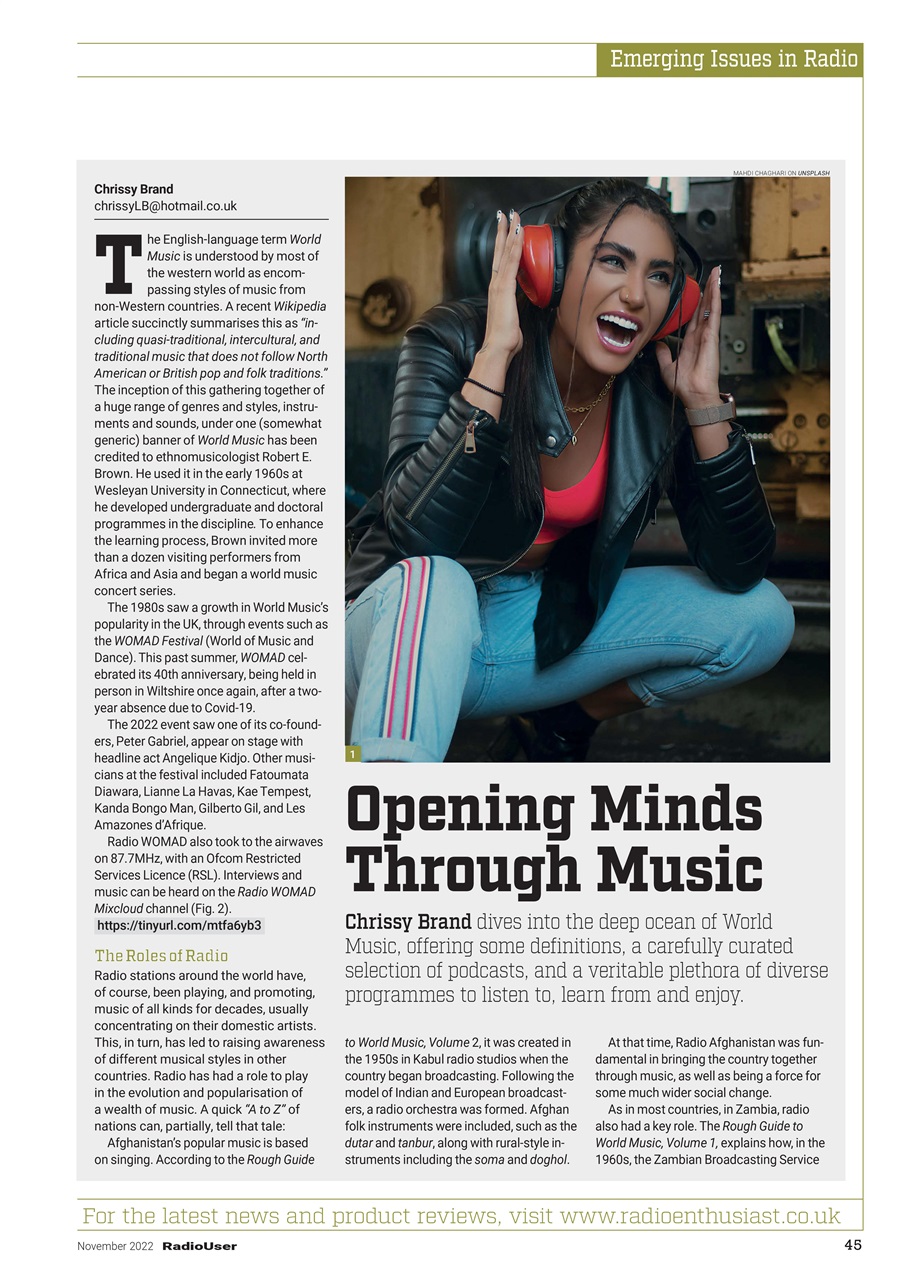 Radio User Preview Pages