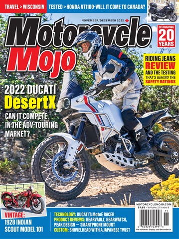 Motorcycle Mojo issue Nov/Dec 2022