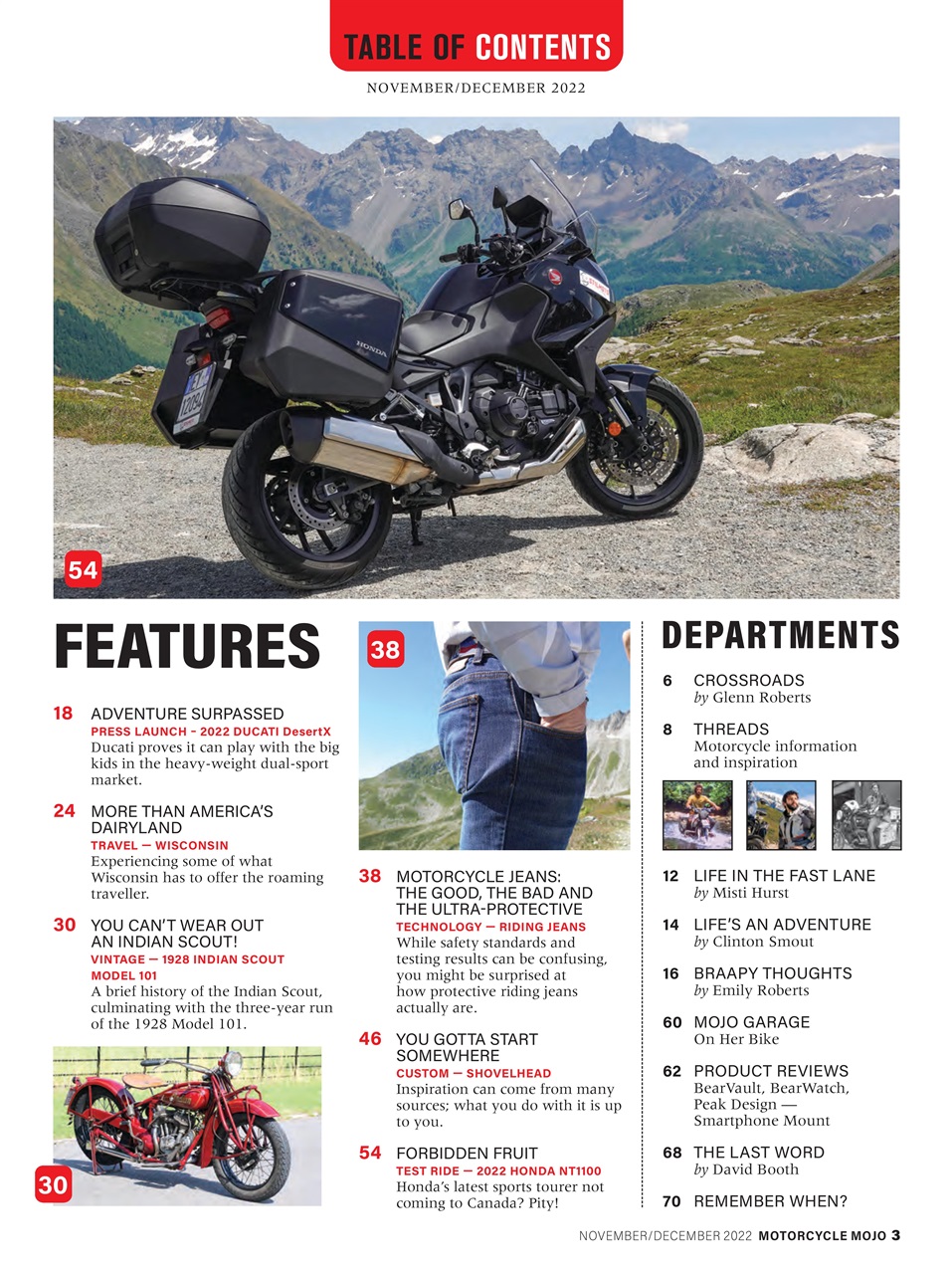 Motorcycle Mojo Preview Pages