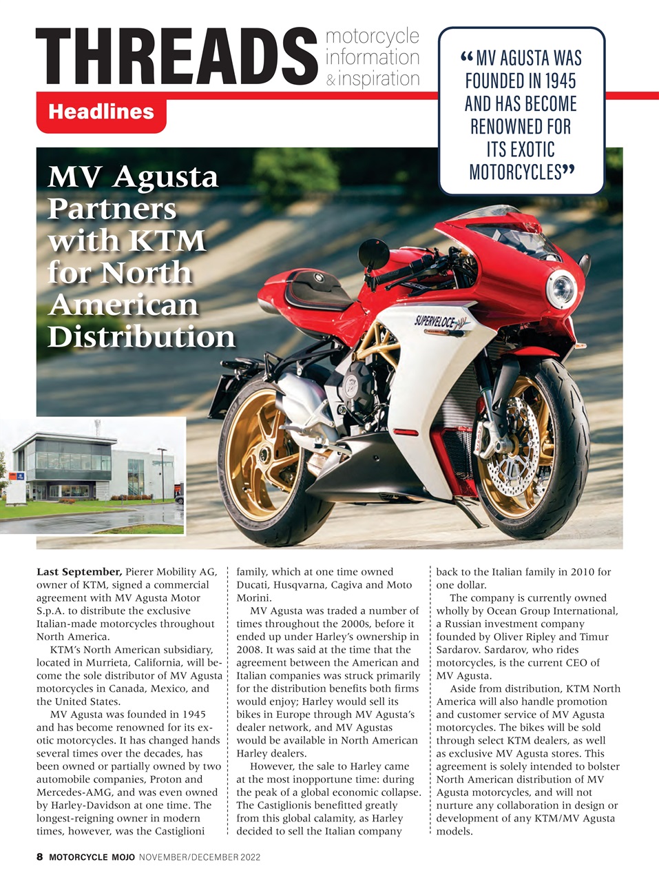 Motorcycle Mojo Preview Pages