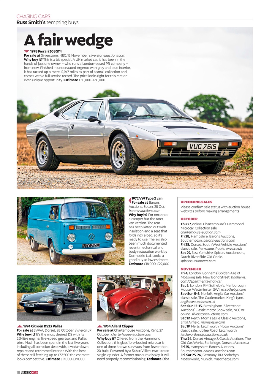 Classic Cars Preview Pages