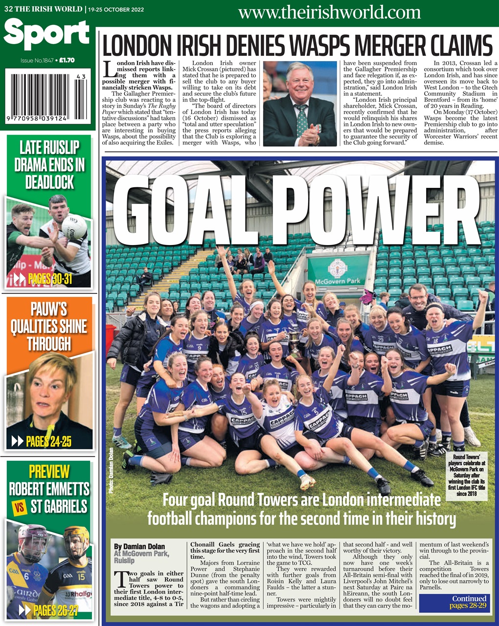 Irish World Preview Pages