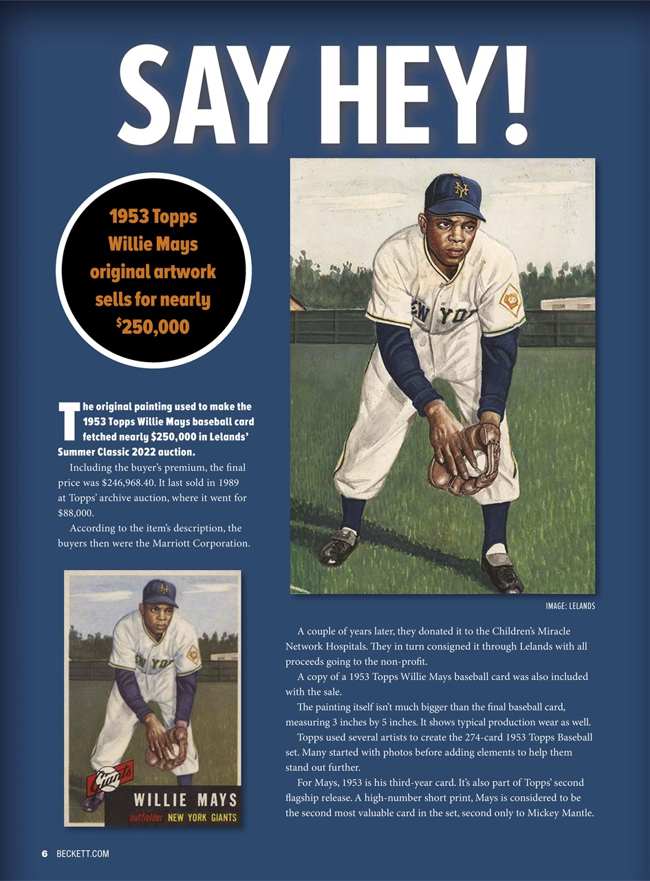 Beckett Baseball Magazine Preview Pages