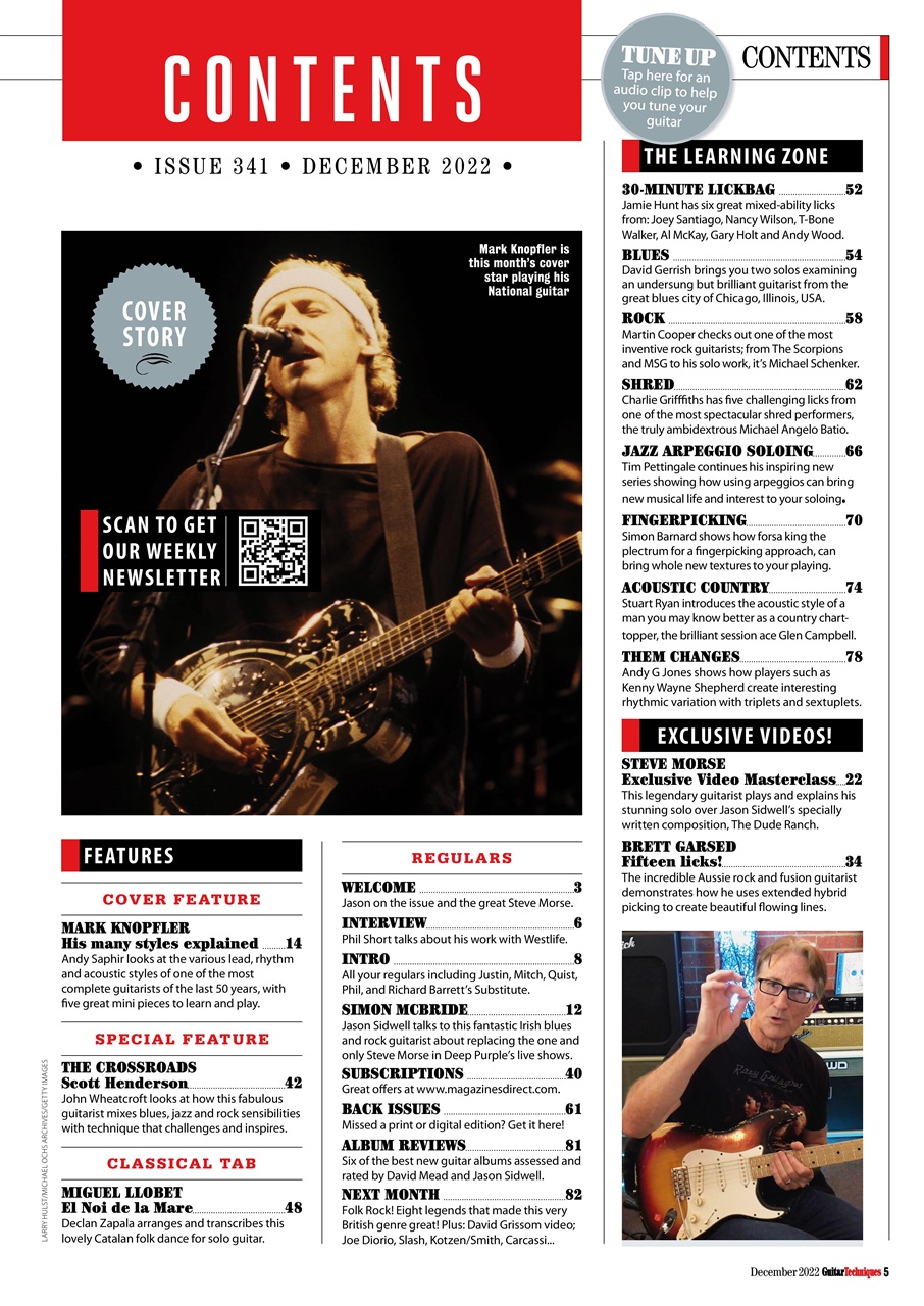 Guitar Techniques Preview Pages