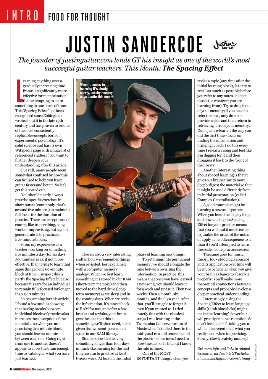 Guitar Techniques Preview Pages