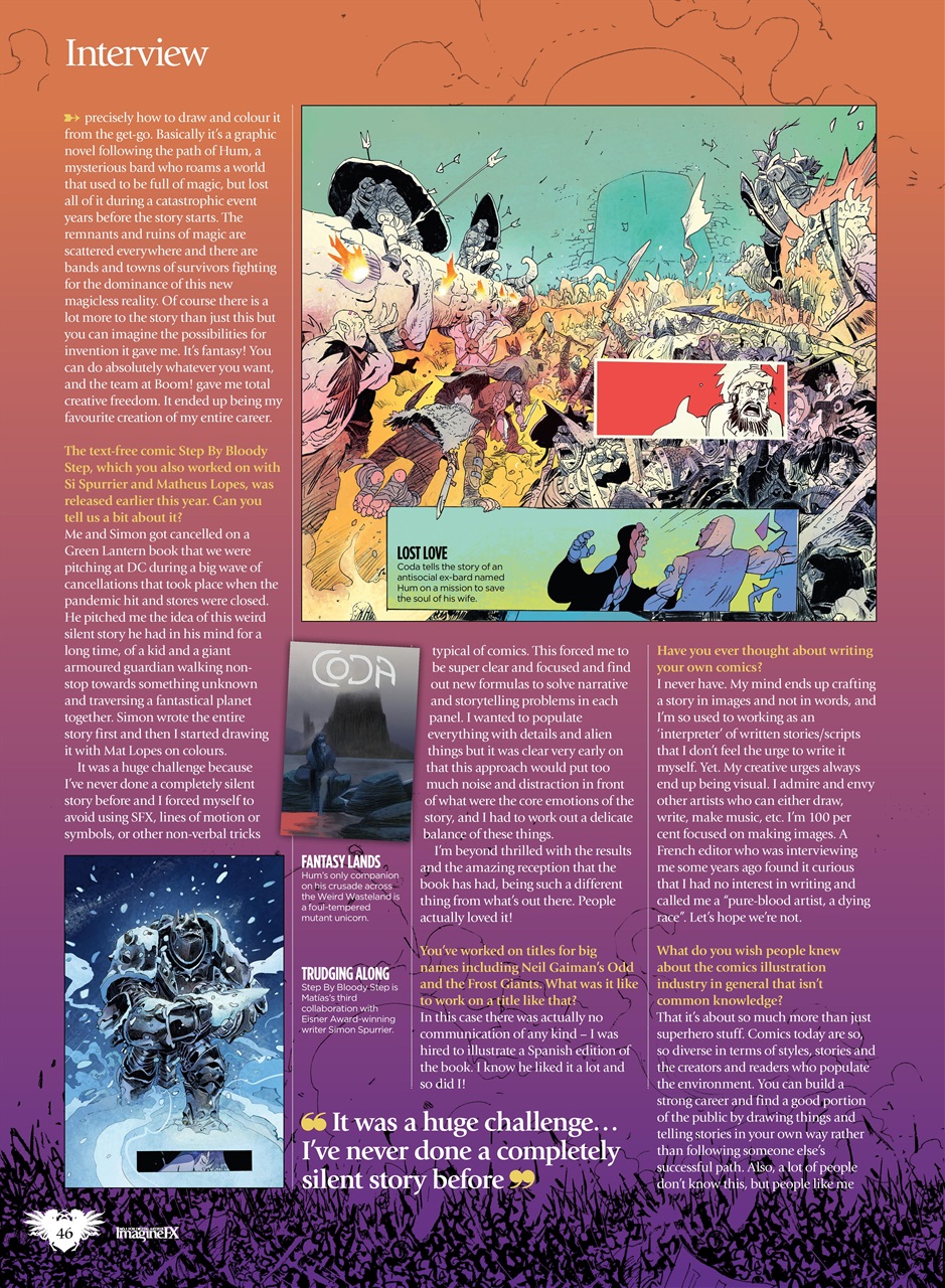 ImagineFX Preview Pages