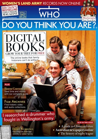 Who Do You Think You Are? issue Nov-22