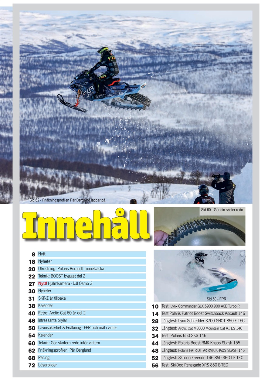 Tidningen Snöskoter Preview Pages