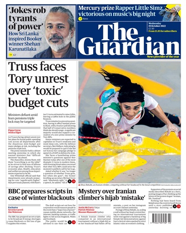 The Guardian Newspaper issue Wednesday, October 19, 2022