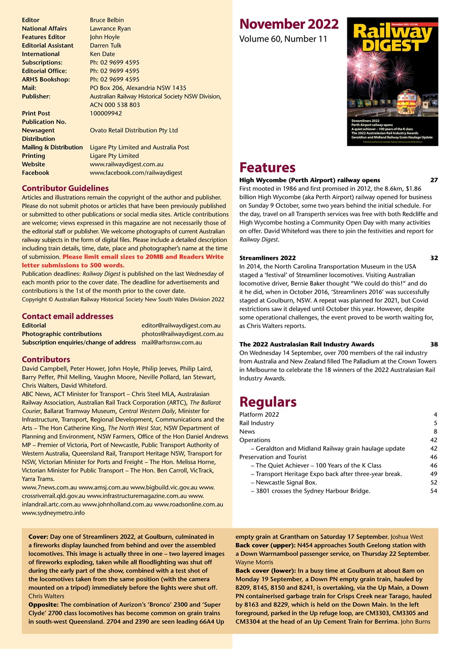 Railway Digest Preview Pages