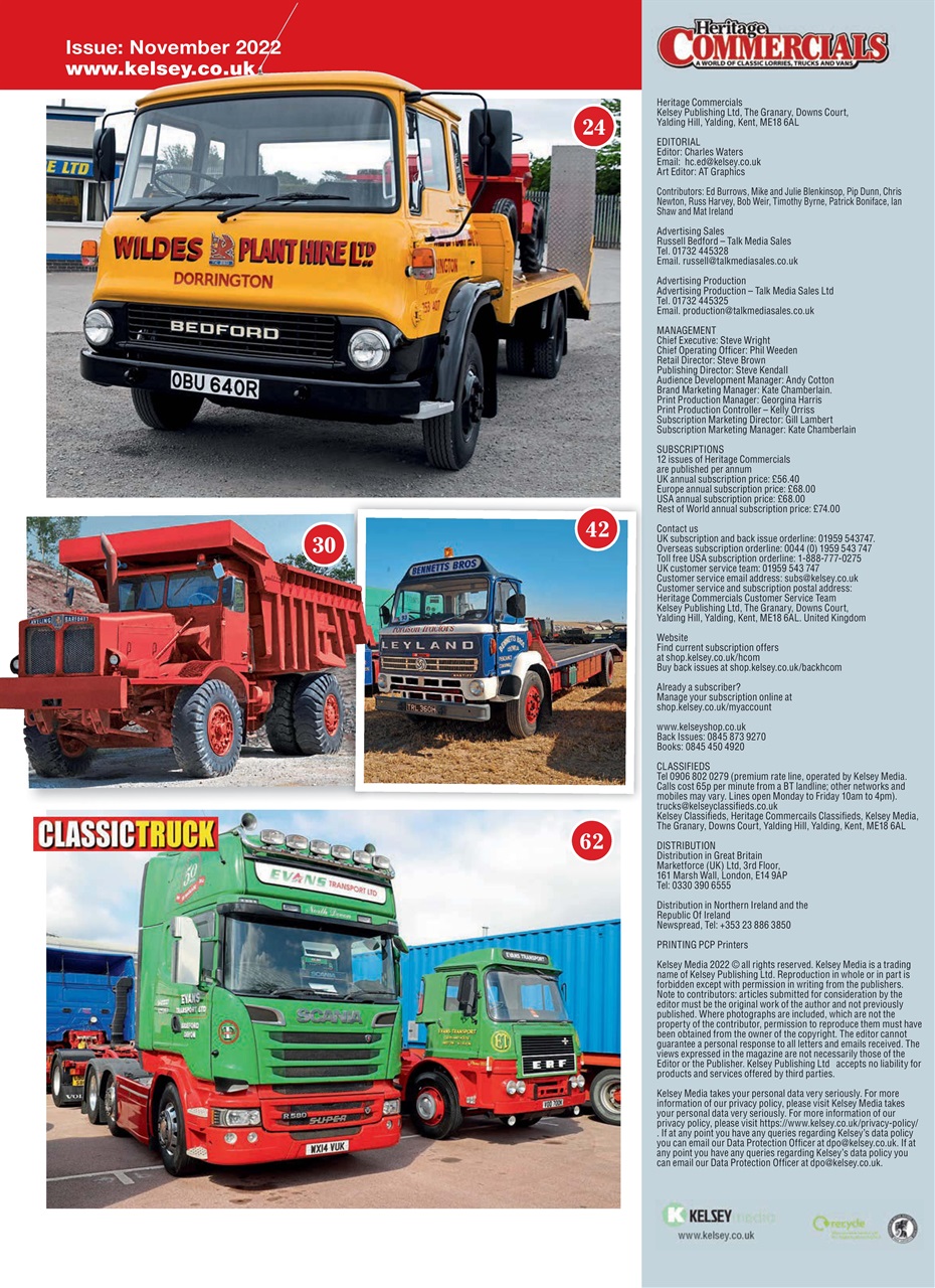 Heritage Commercials Magazine Preview Pages