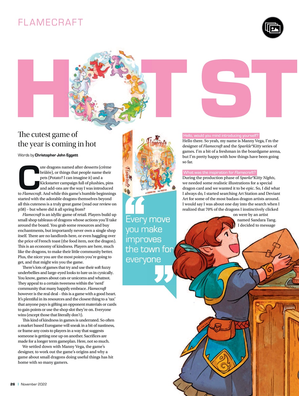 Tabletop Gaming Preview Pages