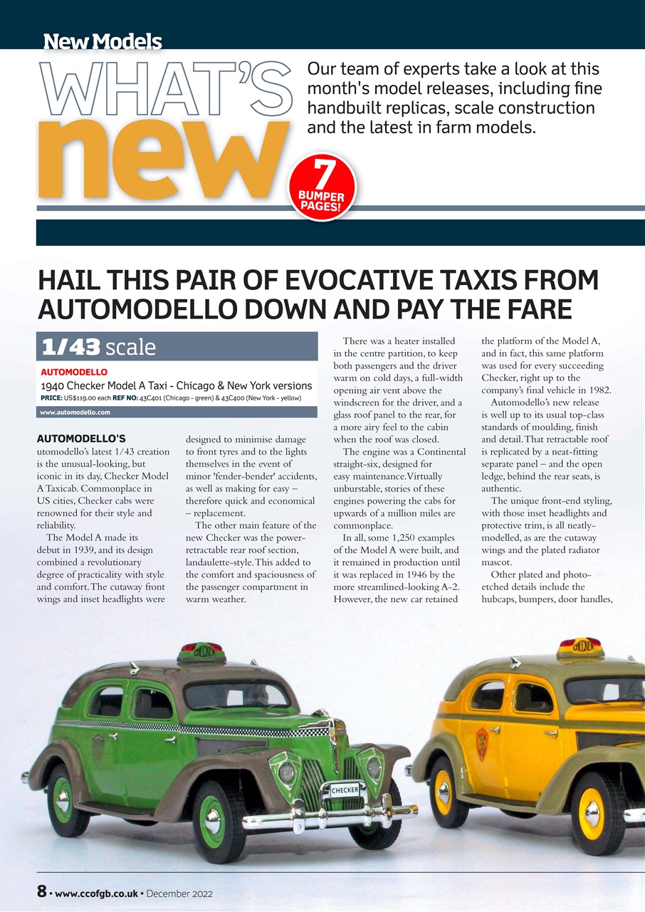 Diecast Collector Preview Pages