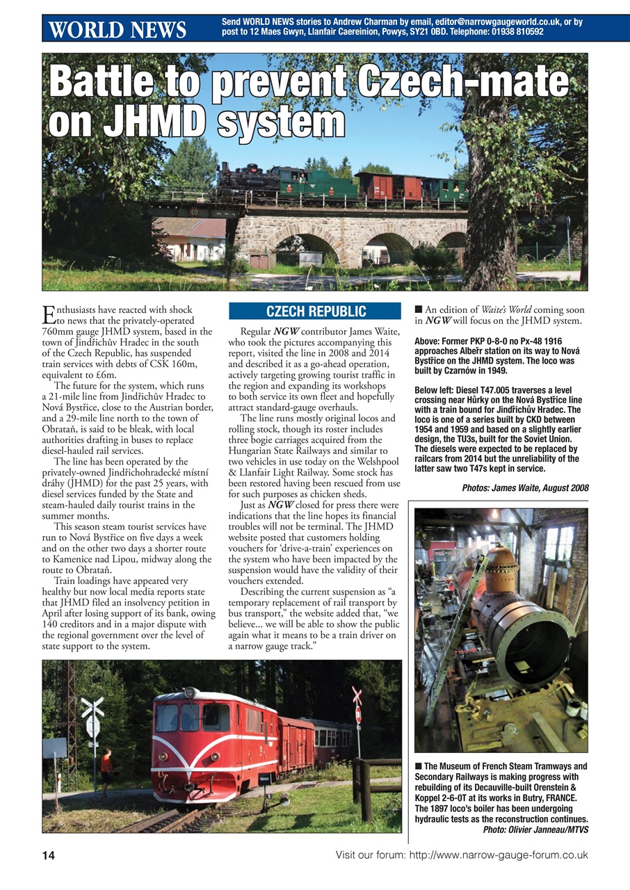 Narrow Gauge World Preview Pages