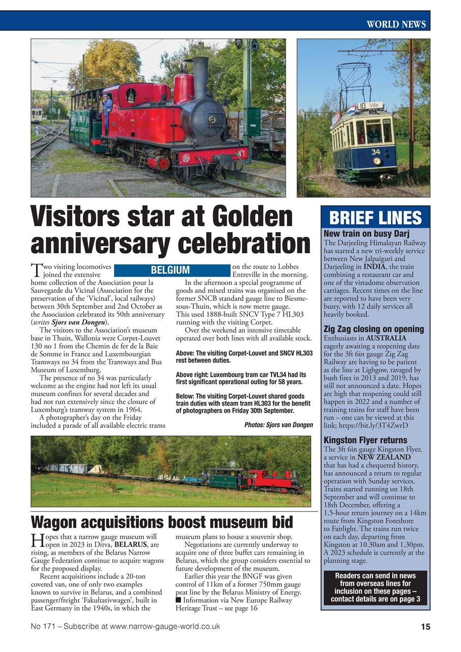 Narrow Gauge World Preview Pages