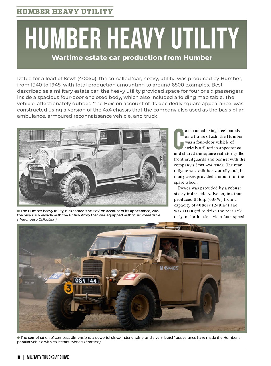 Military Vehicles Archive Preview Pages