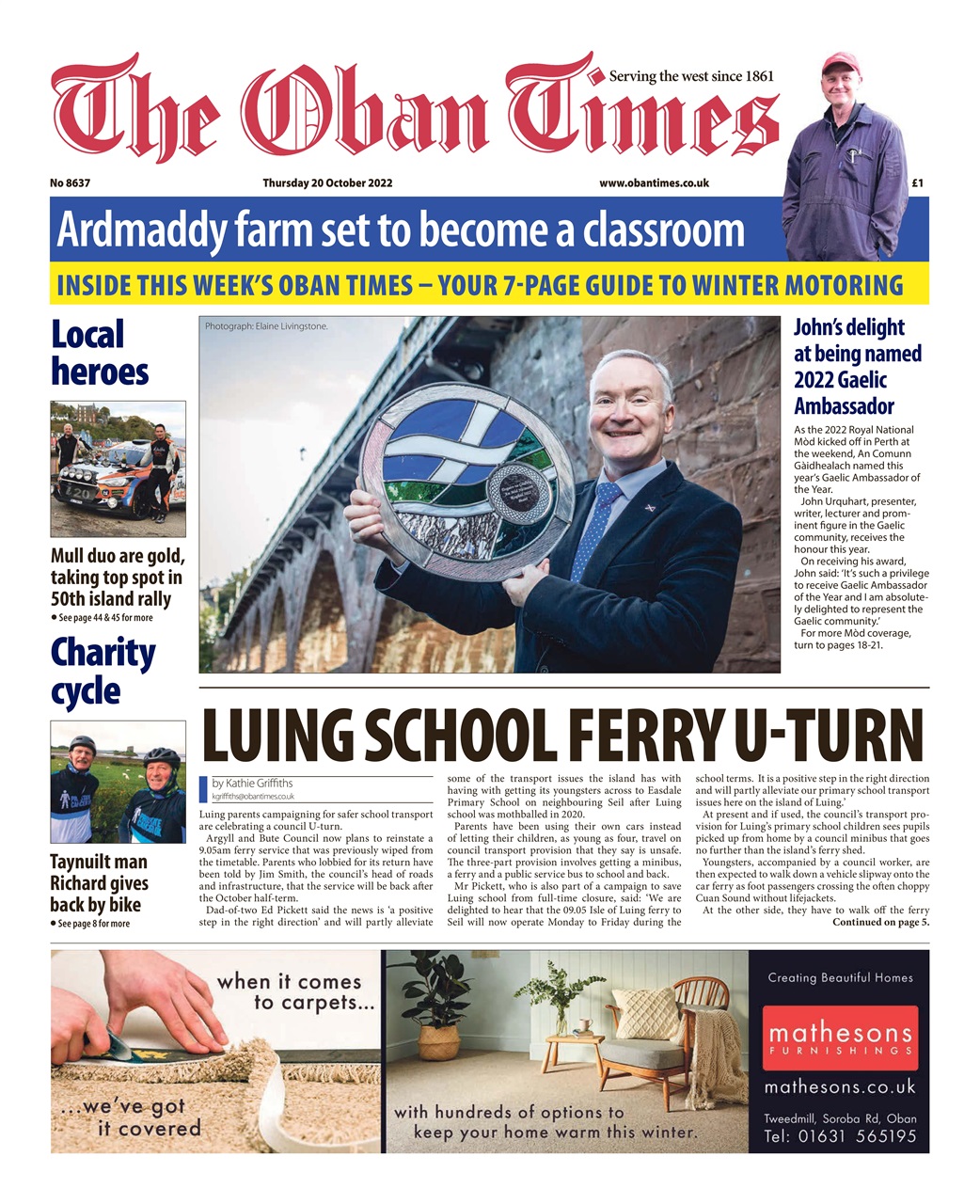 The Oban Times & Lochaber Times Preview Pages