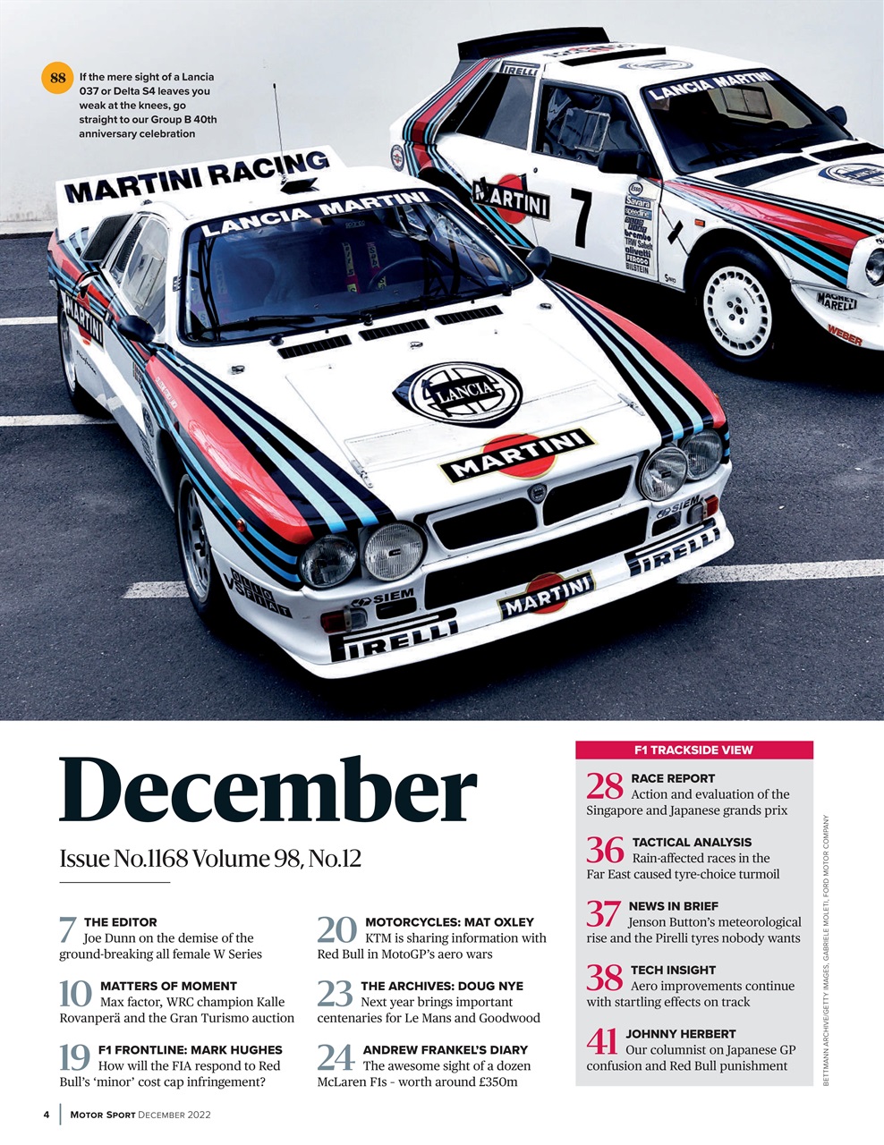 Motor Sport Magazine Preview Pages
