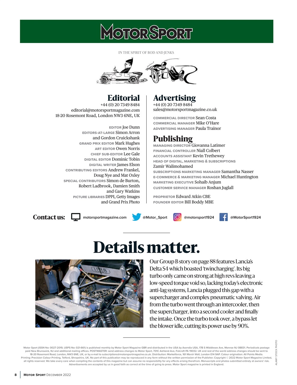 Motor Sport Magazine Preview Pages