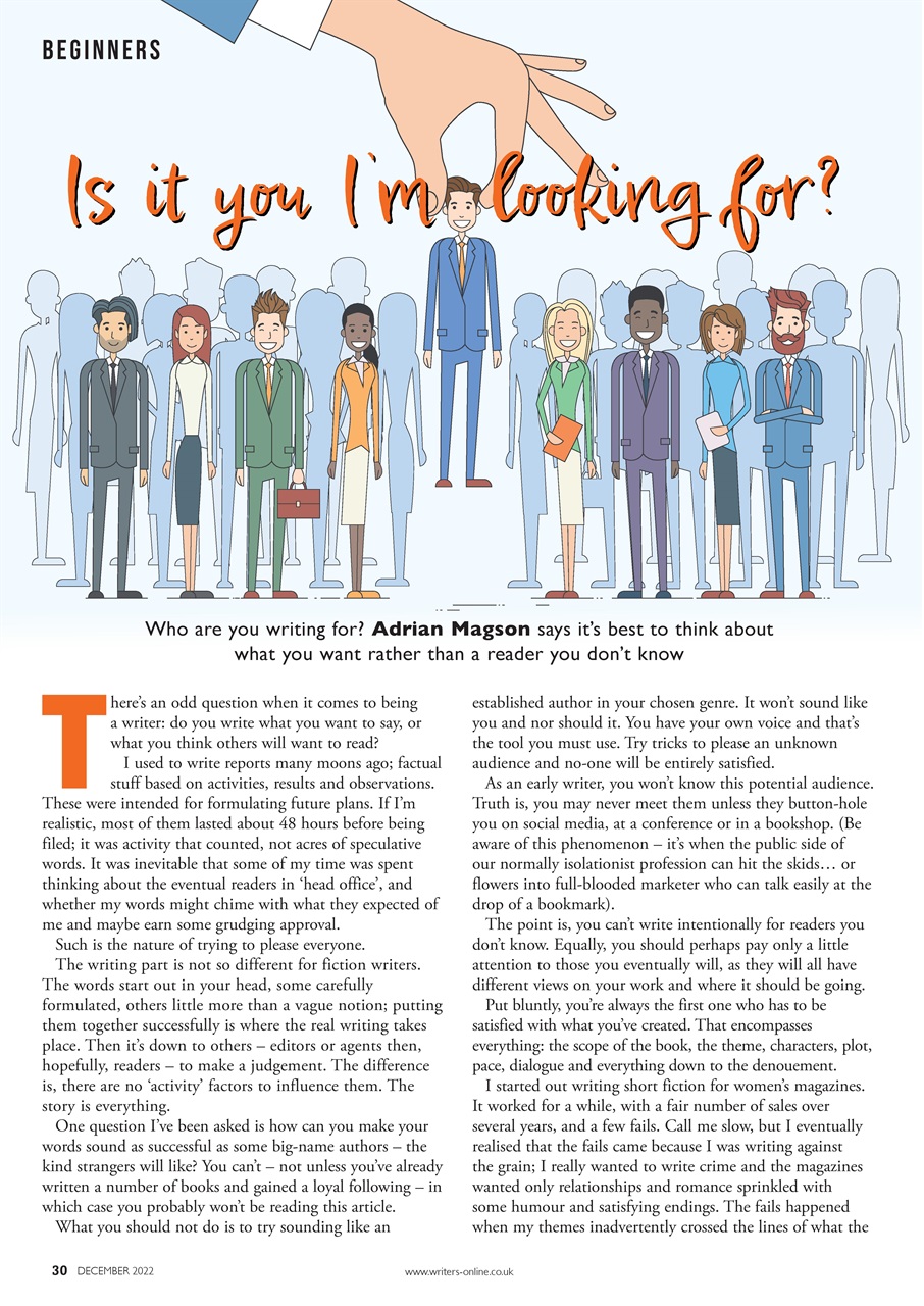 Writing Magazine Preview Pages