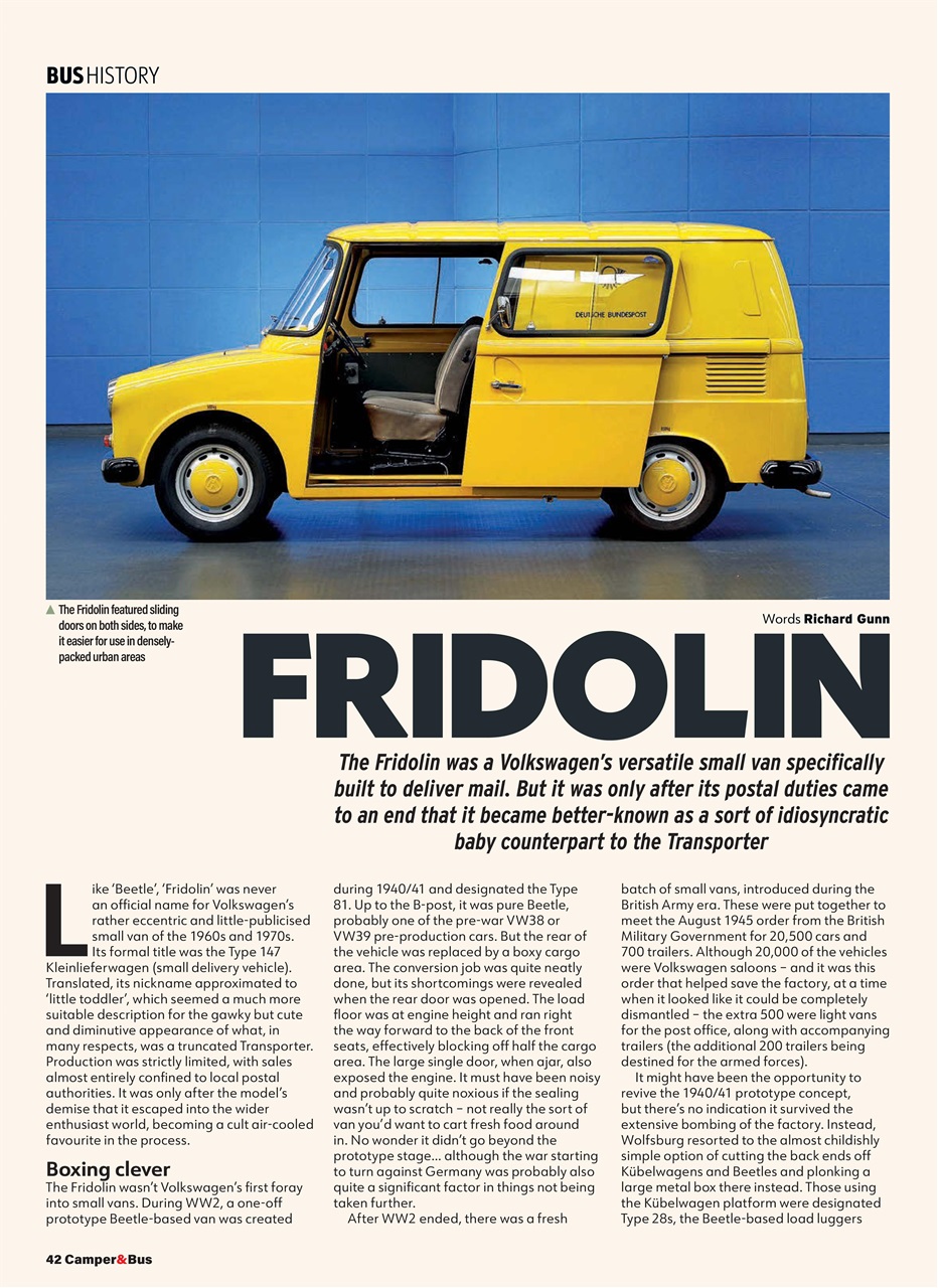 VW Camper Preview Pages