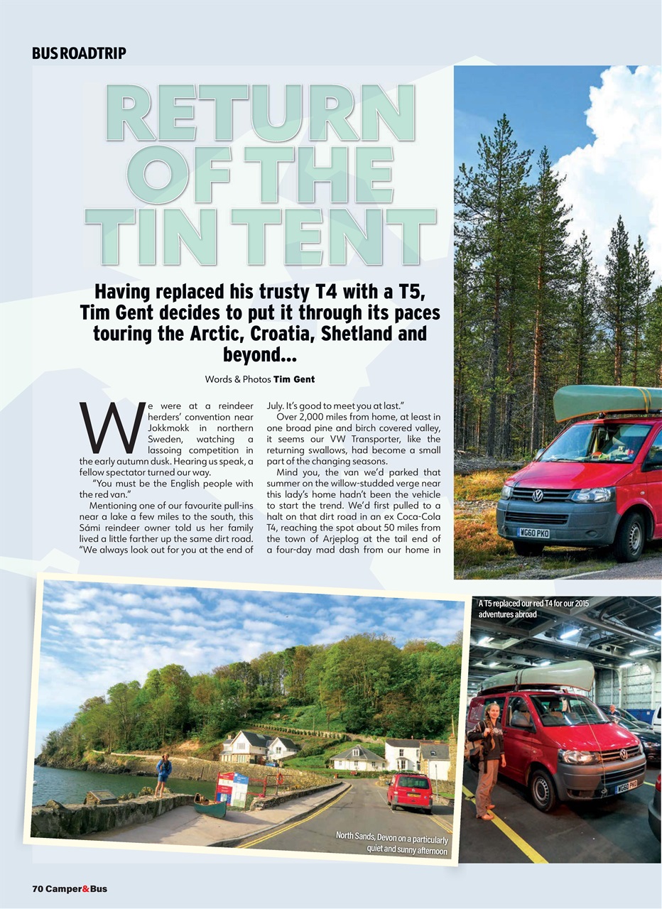 VW Camper Preview Pages