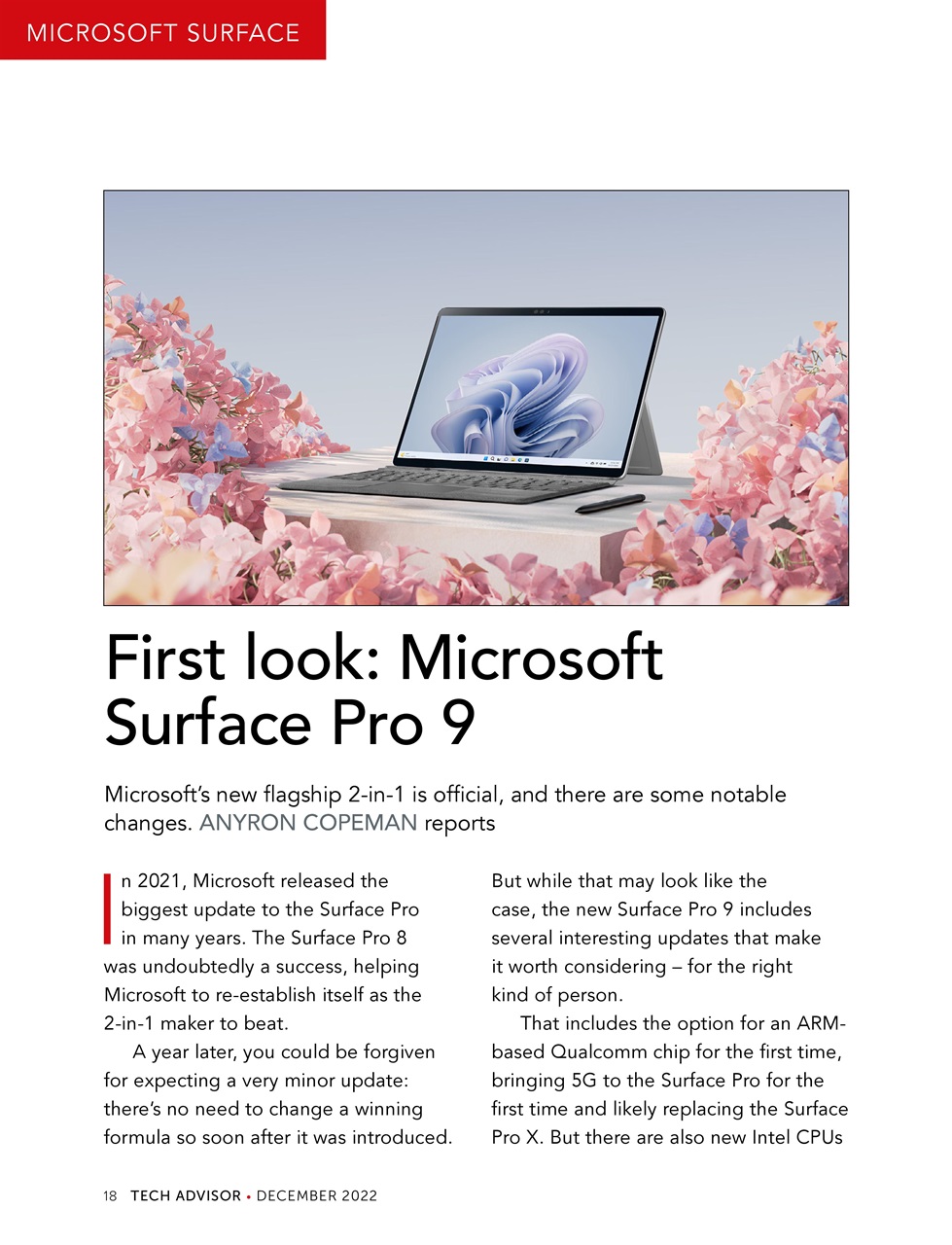 Tech Advisor Preview Pages