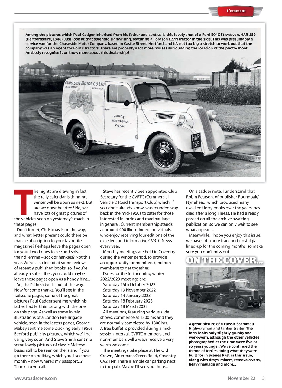 Vintage Roadscene Preview Pages