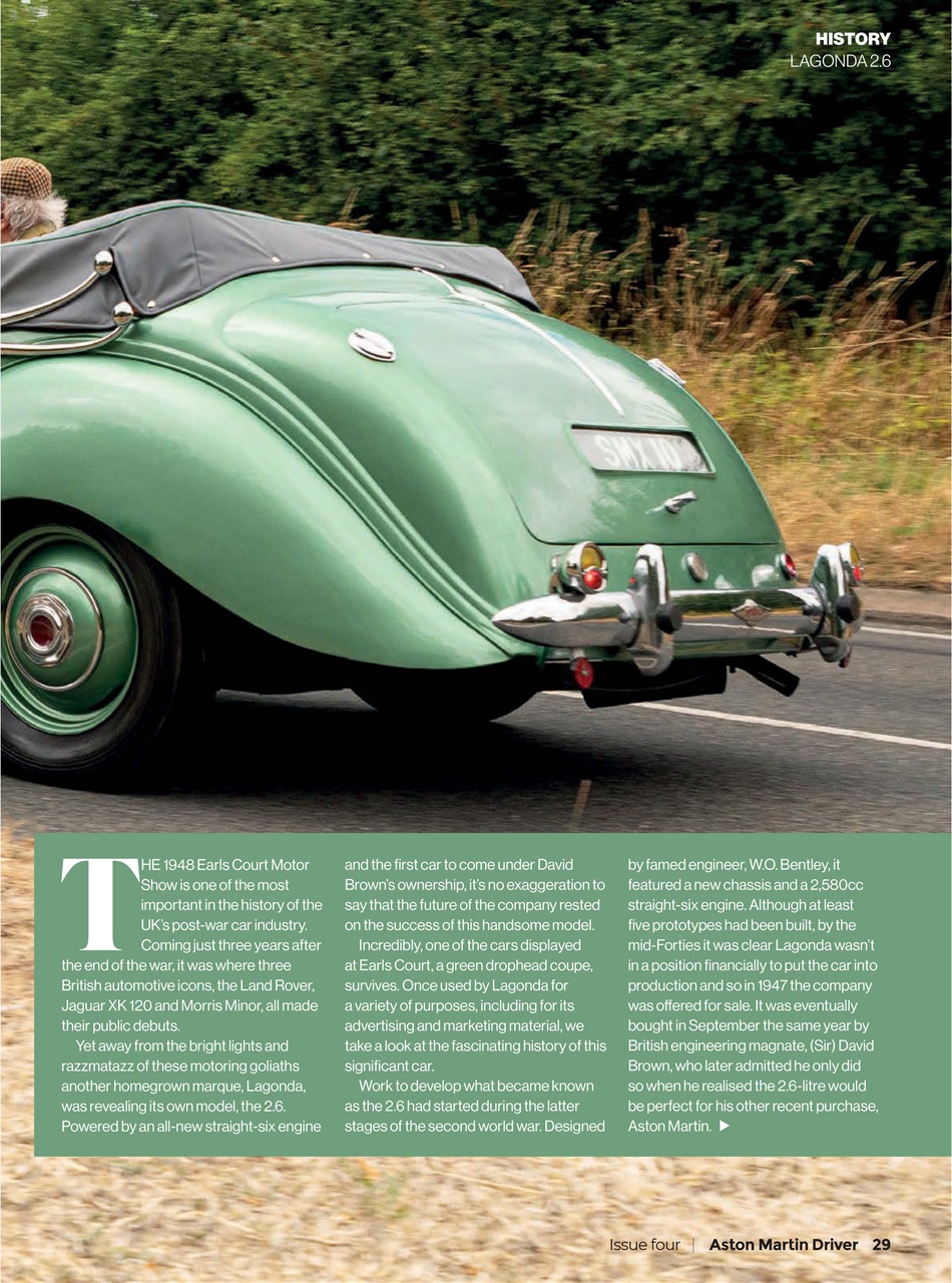 Aston Martin Driver Preview Pages