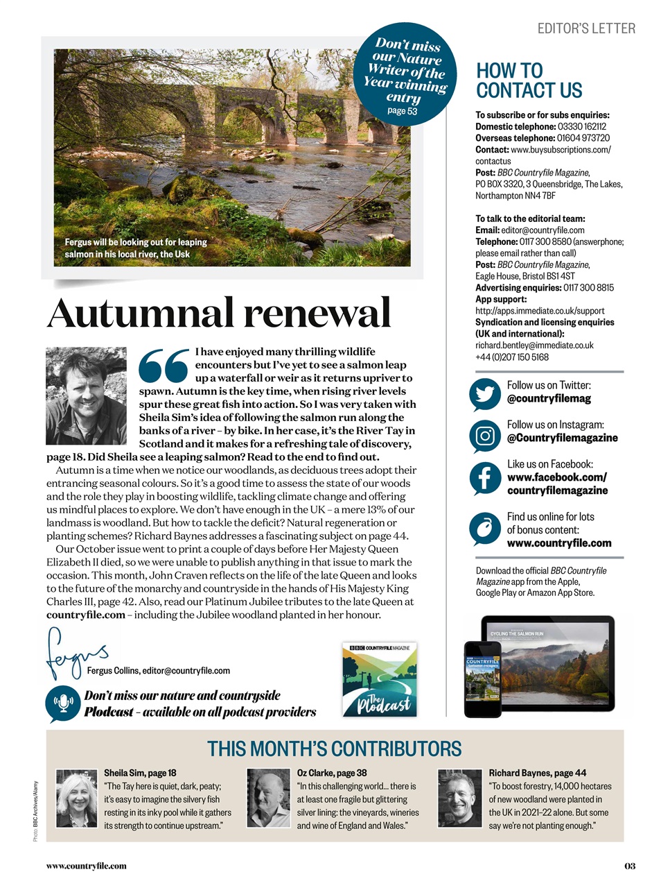 BBC Countryfile Magazine Preview Pages