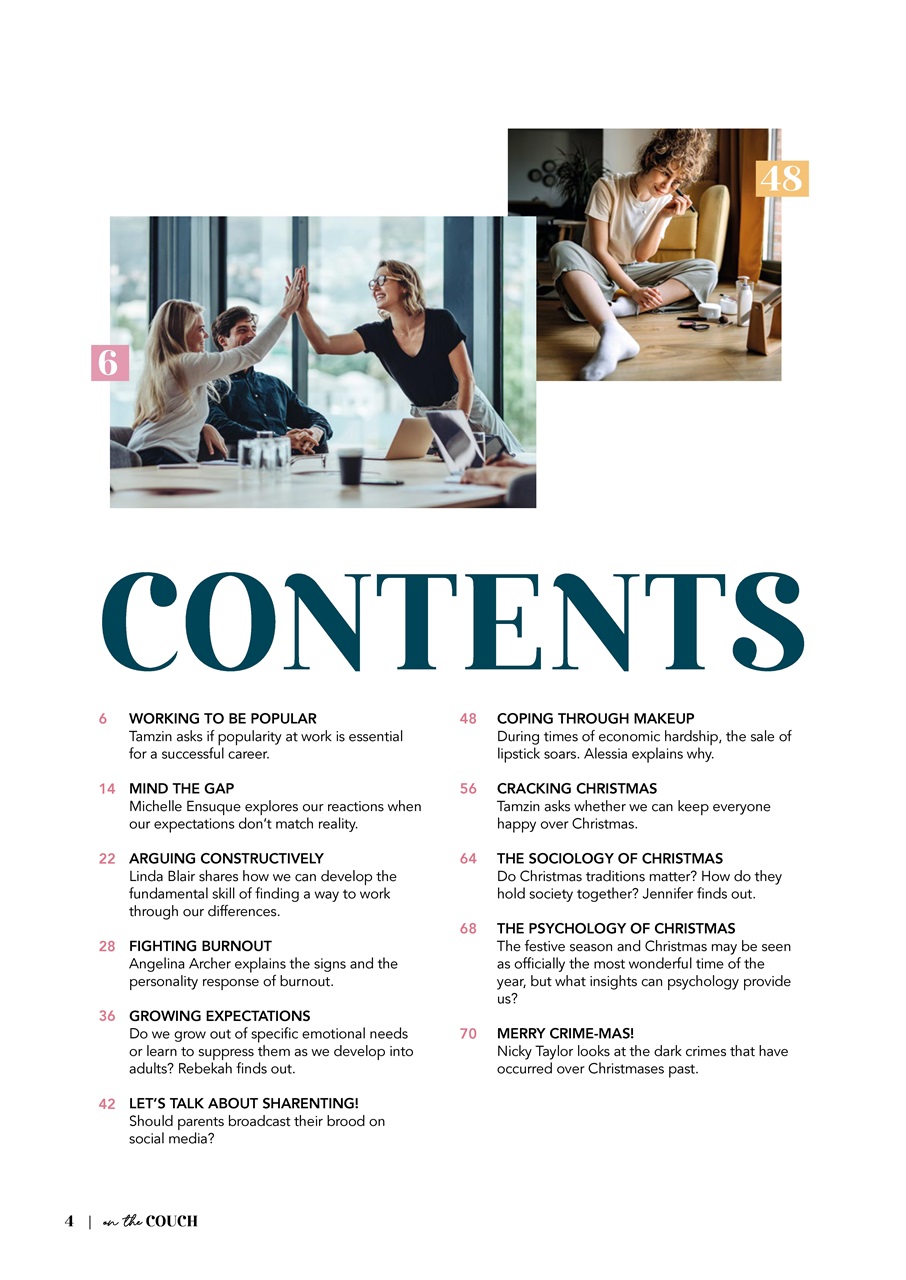 On the Couch Preview Pages