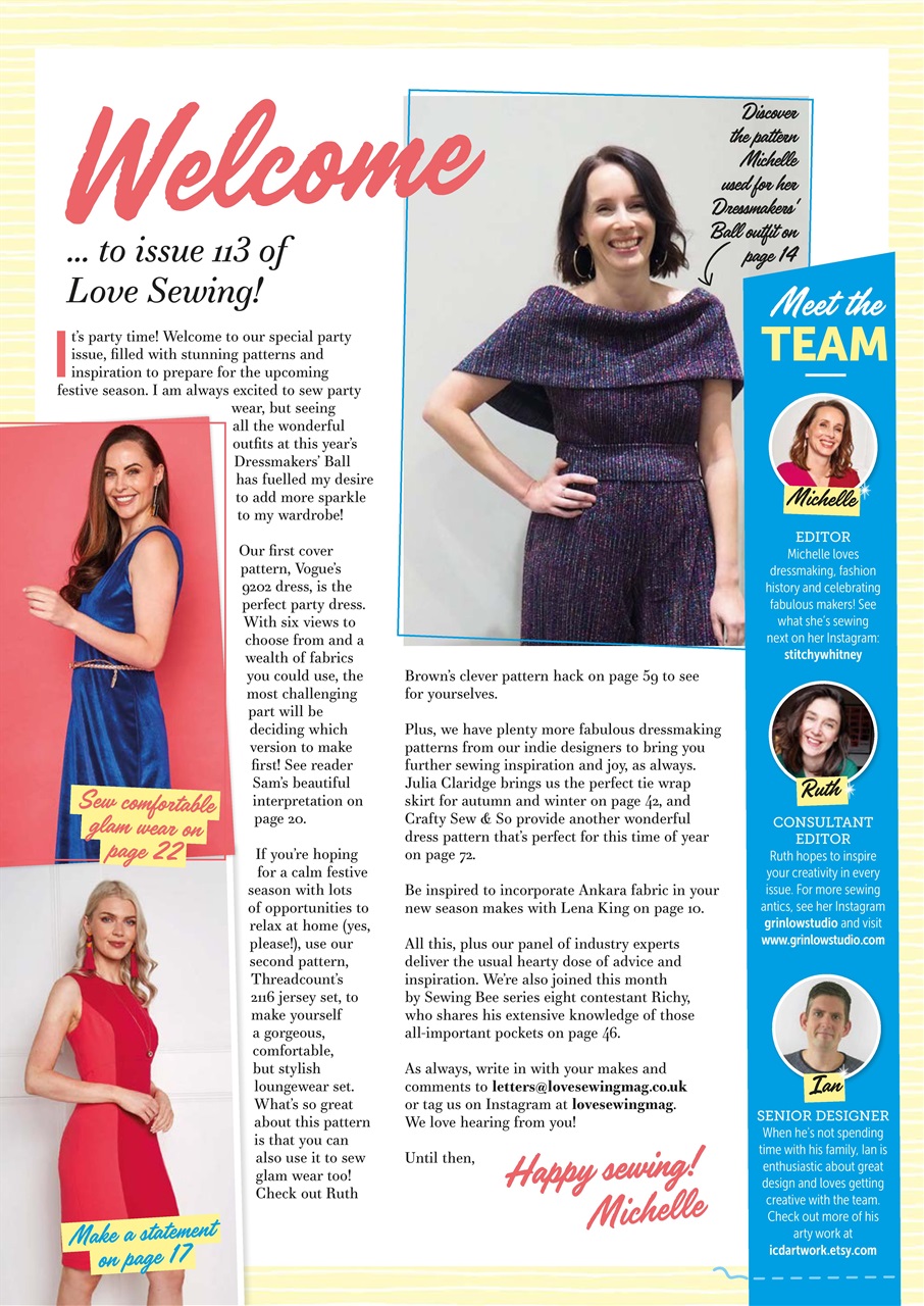 Love Sewing Preview Pages