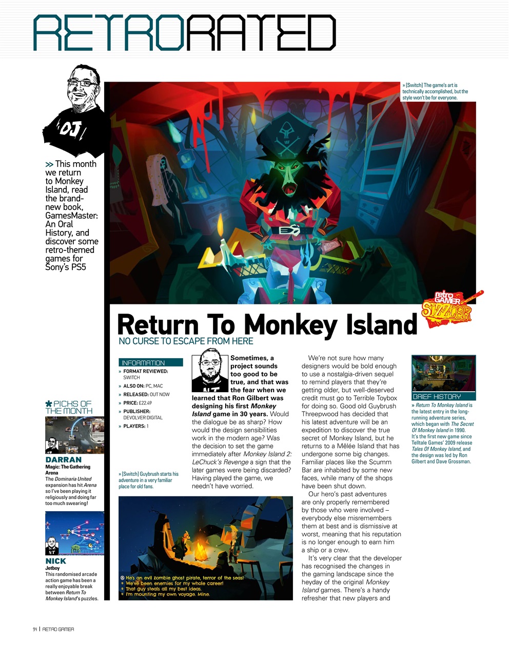 Retro Gamer Preview Pages
