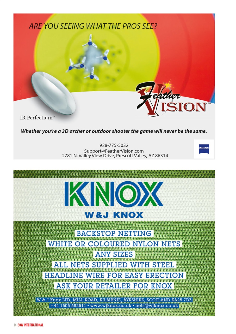 Bow International Preview Pages