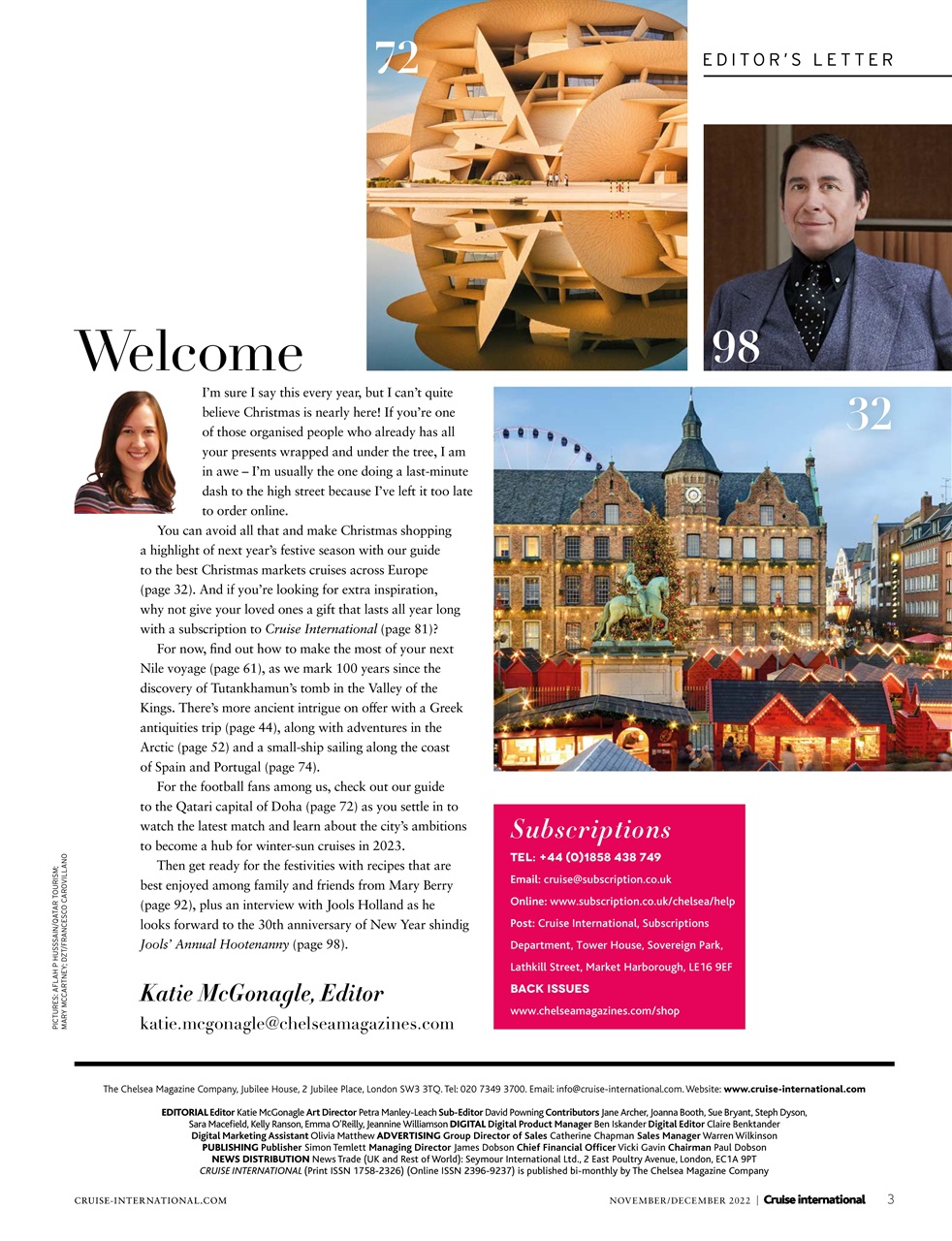 Cruise & Travel Preview Pages