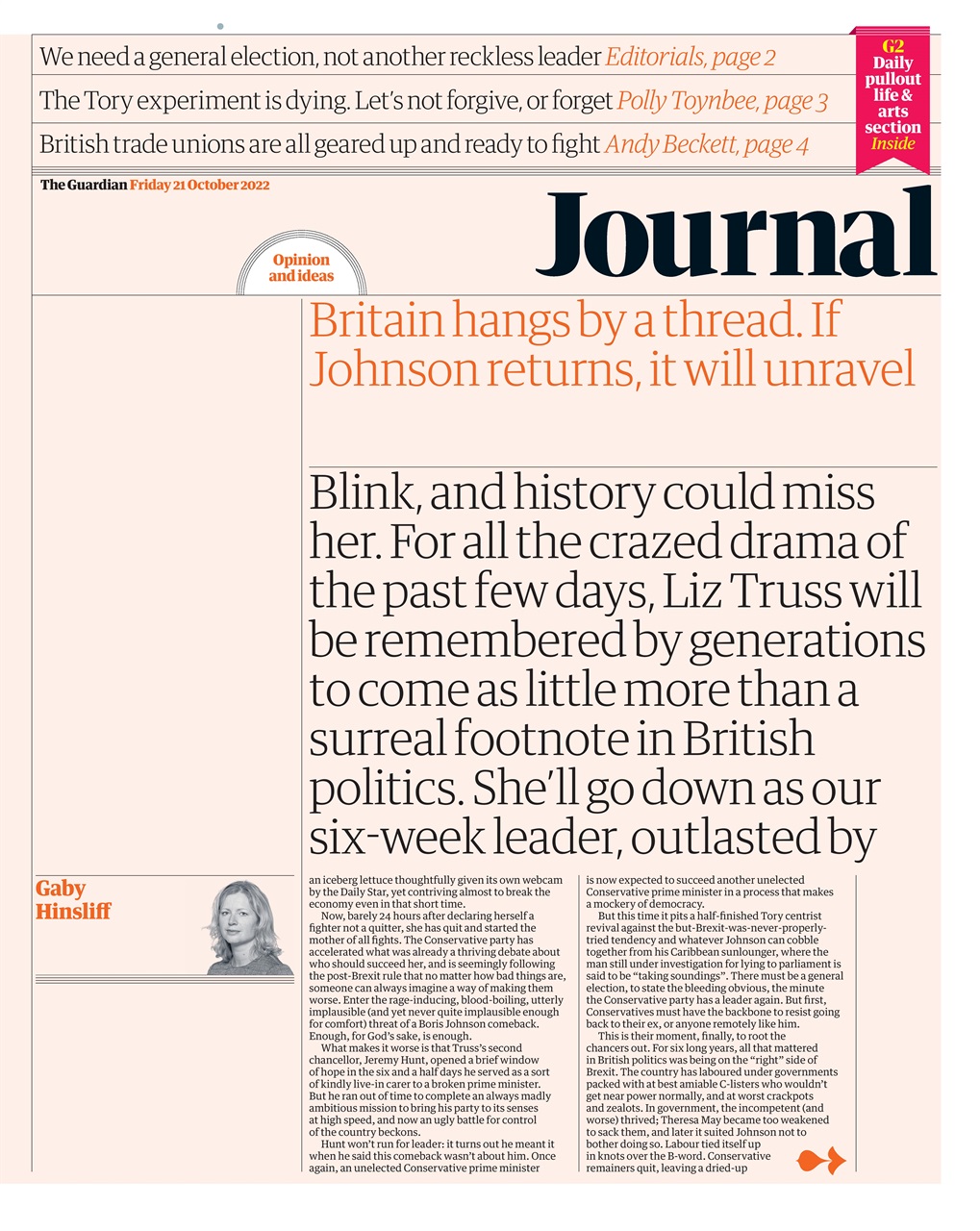 The Guardian Newspaper Preview Pages
