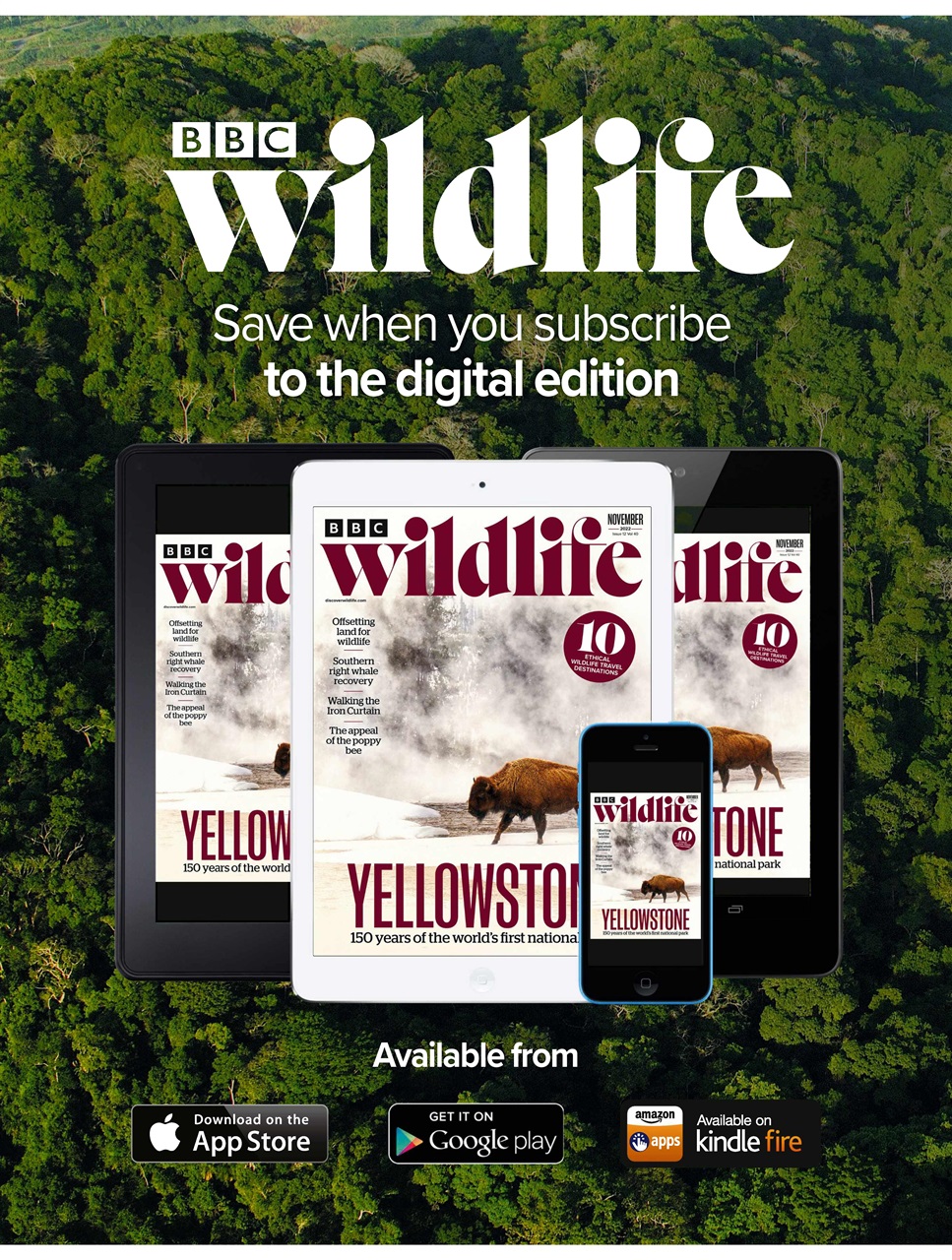 BBC Wildlife Magazine Preview Pages