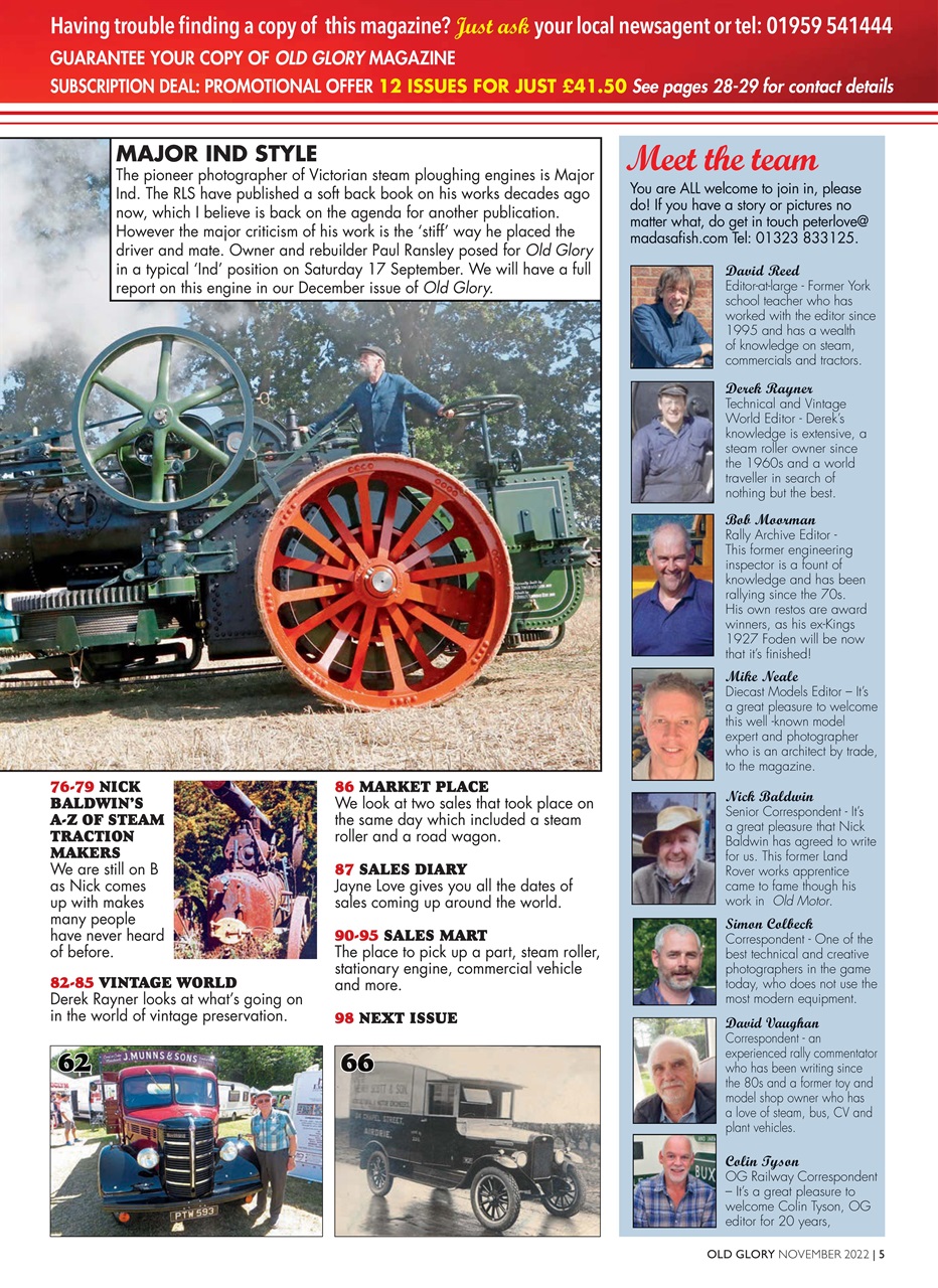 Old Glory Magazine Preview Pages