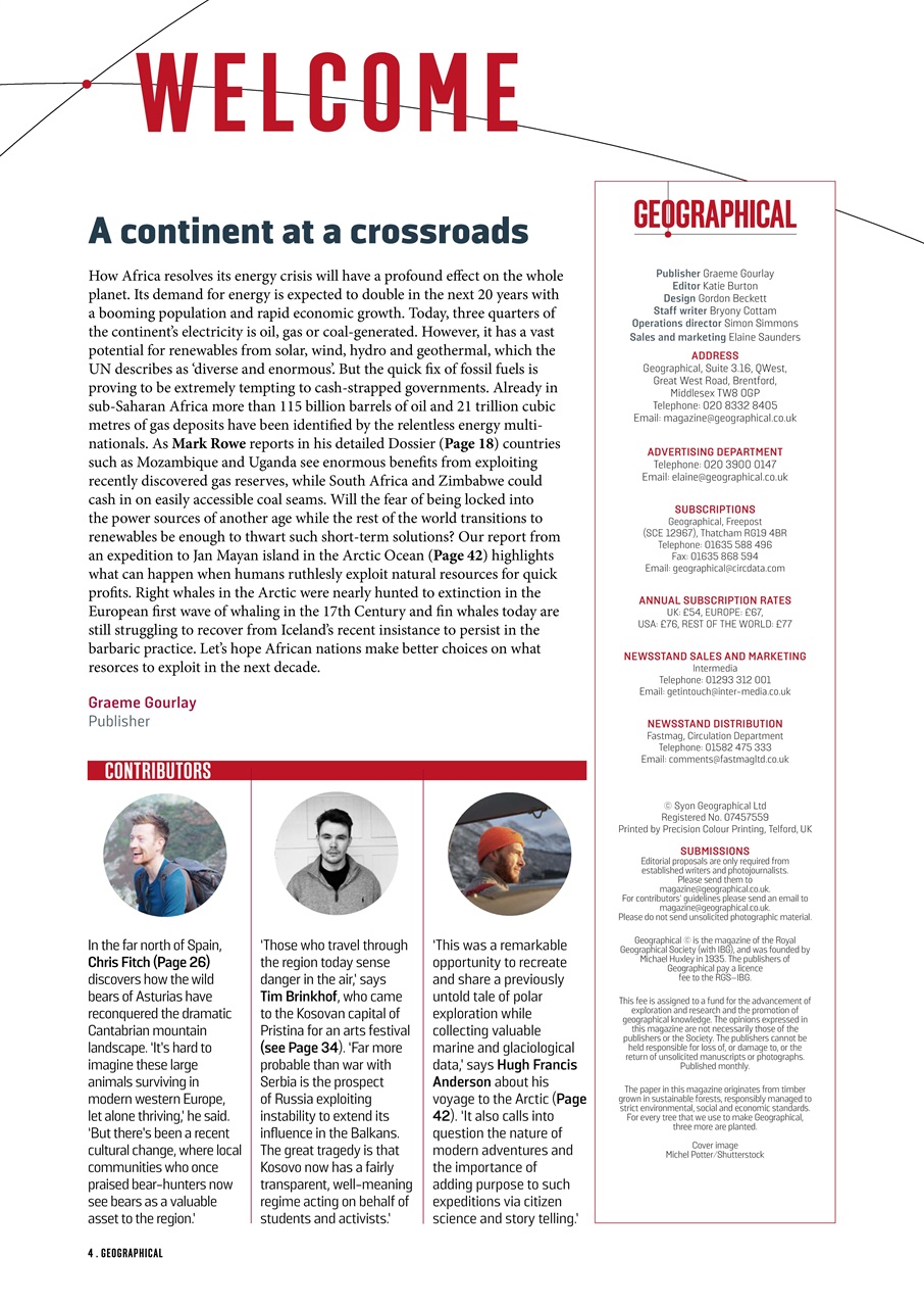 Geographical Preview Pages