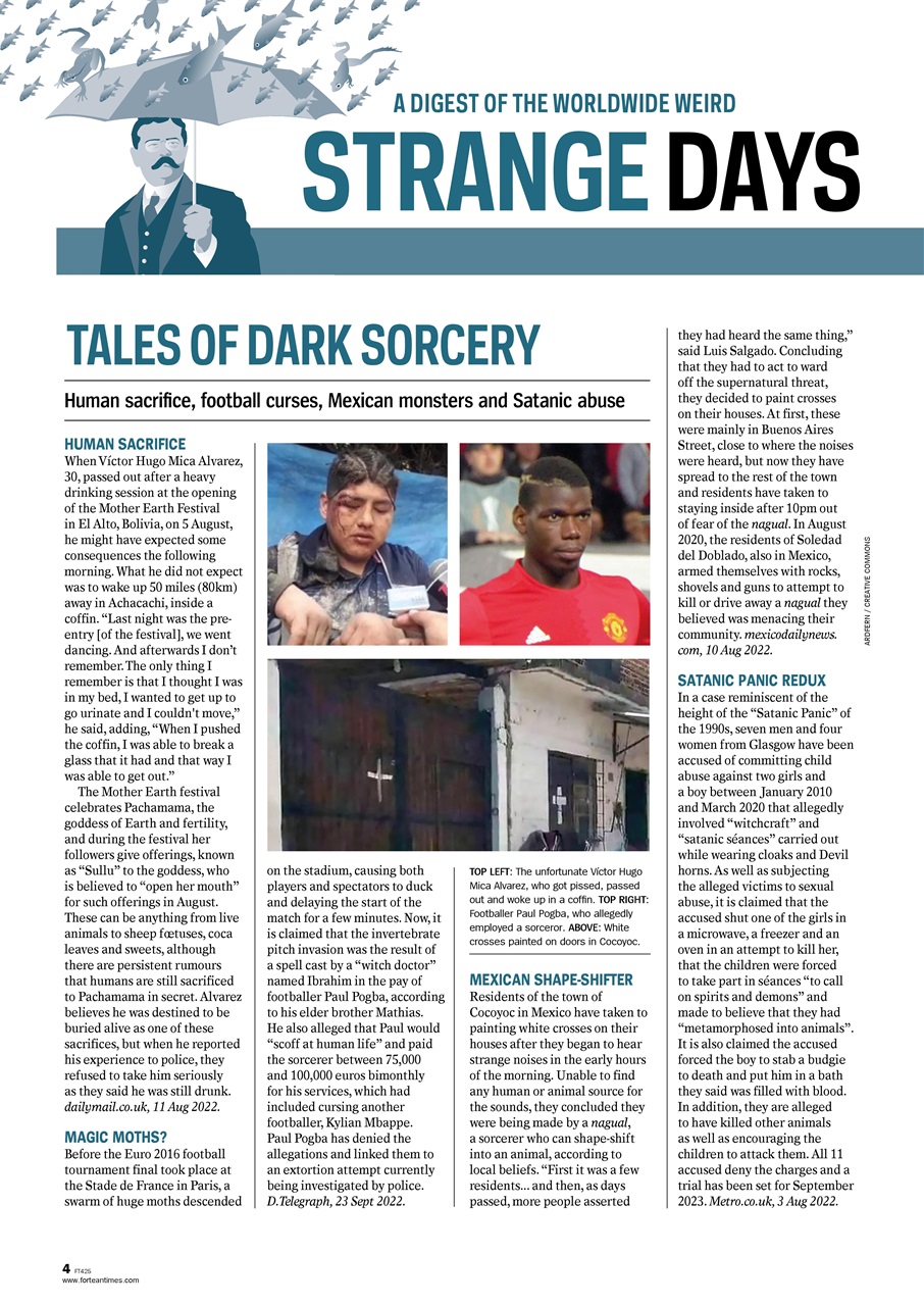 Fortean Times Preview Pages