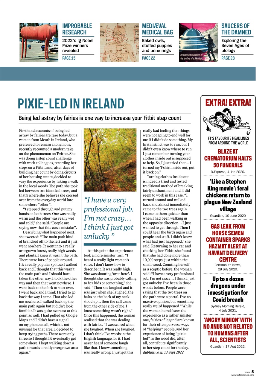 Fortean Times Preview Pages