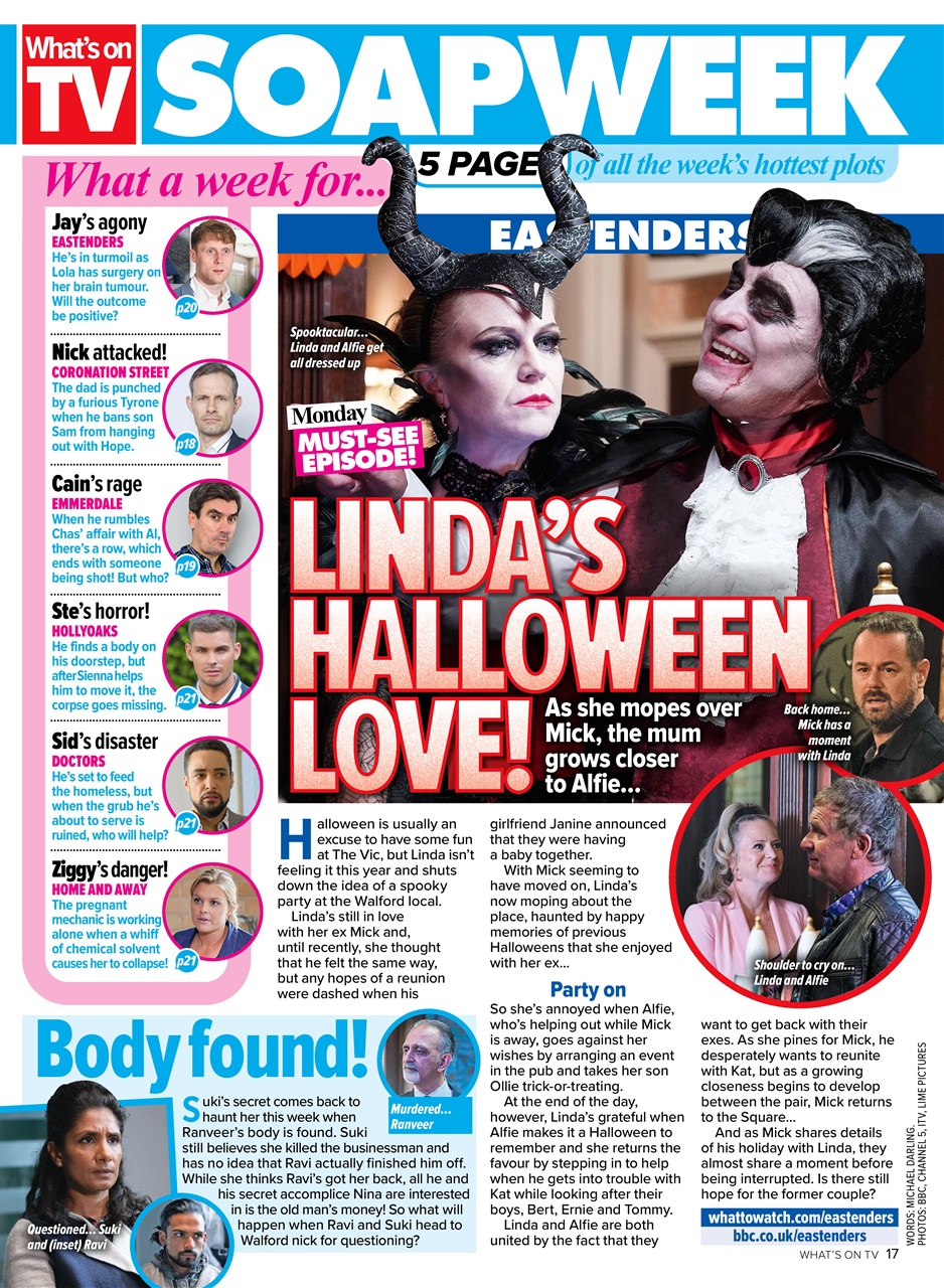 What's on TV Preview Pages