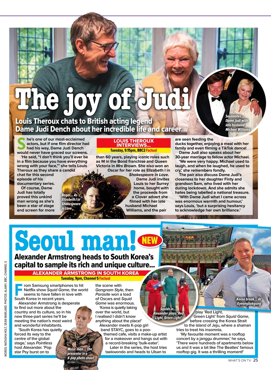 What's on TV Preview Pages